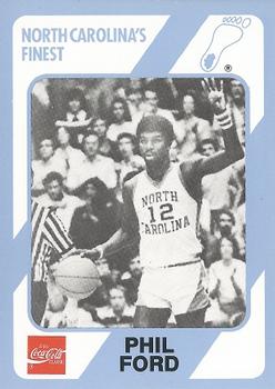 1989 Collegiate Collection North Carolina's Finest #63 Phil Ford Front