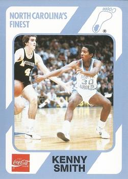 1989 Collegiate Collection North Carolina's Finest #67 Kenny Smith Front