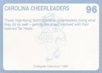 1989 Collegiate Collection North Carolina's Finest #96 Carolina Cheerleaders Back
