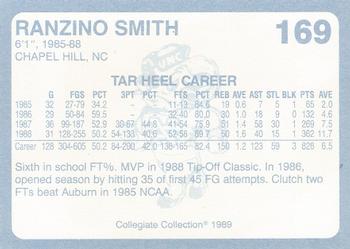 1989 Collegiate Collection North Carolina's Finest #169 Ranzino Smith Back