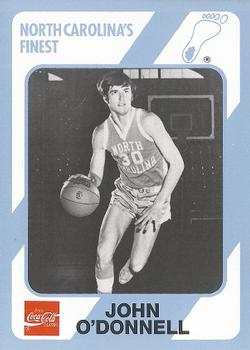 1989 Collegiate Collection North Carolina's Finest #175 John O'Donnell Front