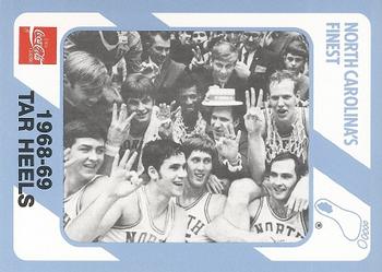1989 Collegiate Collection North Carolina's Finest #177 1968-69 Tar Heels Front