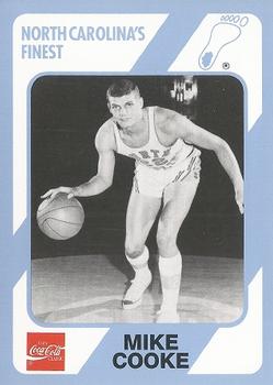 1989 Collegiate Collection North Carolina's Finest #181 Mike Cooke Front