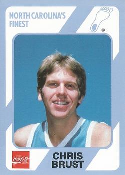 1989 Collegiate Collection North Carolina's Finest #193 Chris Brust Front