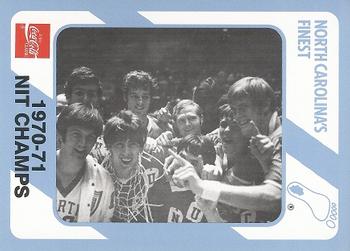 1989 Collegiate Collection North Carolina's Finest #195 1970-71 NIT Champs Front