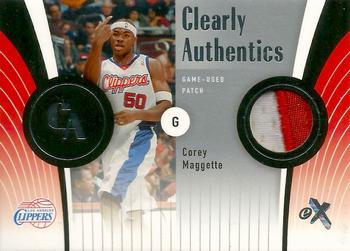 2006-07 E-X - Clearly Authentics Patches #CA-CM Corey Maggette Front