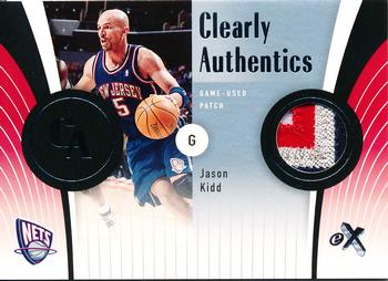 2006-07 E-X - Clearly Authentics Patches #CA-JK Jason Kidd Front