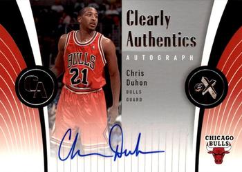 2006-07 E-X - Clearly Authentics Autographs #CAA-CD Chris Duhon Front