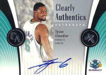 2006-07 E-X - Clearly Authentics Autographs #CAA-TC Tyson Chandler Front