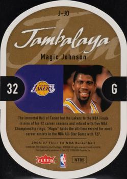2006-07 E-X - Jambalaya #J-JO Magic Johnson Back