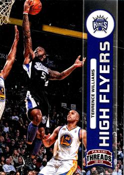 2012-13 Panini Threads - High Flyers #28 Terrence Williams Front