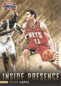2012-13 Panini Threads - Inside Presence #7 Brook Lopez Front