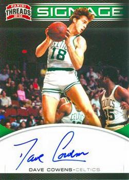 2012-13 Panini Threads - Signage #14 Dave Cowens Front