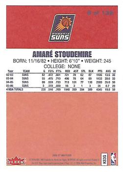 2006-07 Fleer - 1986-87 20th Anniversary #8 Amare Stoudemire Back