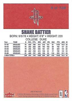 2006-07 Fleer - 1986-87 20th Anniversary #9 Shane Battier Back