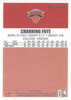 2006-07 Fleer - 1986-87 20th Anniversary #22 Channing Frye Back