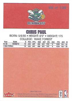 2006-07 Fleer - 1986-87 20th Anniversary #26 Chris Paul Back