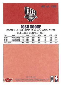 2006-07 Fleer - 1986-87 20th Anniversary #46 Josh Boone Back