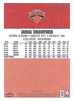 2006-07 Fleer - 1986-87 20th Anniversary #47 Jamal Crawford Back