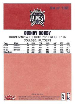 2006-07 Fleer - 1986-87 20th Anniversary #94 Quincy Douby Back