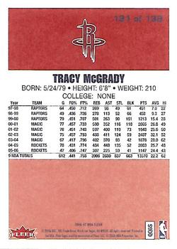 2006-07 Fleer - 1986-87 20th Anniversary #121 Tracy McGrady Back