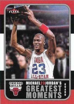 2006-07 Fleer - Jordan's Greatest Moments #MJ-5 Michael Jordan Front