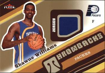 2006-07 Fleer - Throwbacks #T-WI Shawne Williams Front