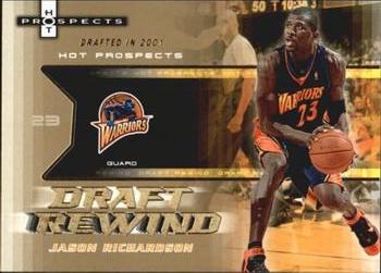 2006-07 Fleer Hot Prospects - Draft Rewind #DR-JR Jason Richardson Front