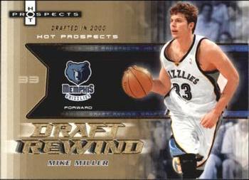 2006-07 Fleer Hot Prospects - Draft Rewind #DR-MM Mike Miller Front