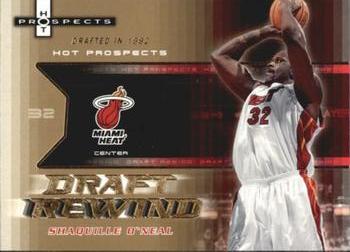 2006-07 Fleer Hot Prospects - Draft Rewind #DR-SO Shaquille O'Neal Front