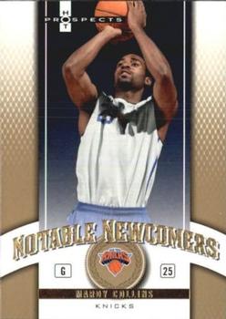 2006-07 Fleer Hot Prospects - Notable Newcomers #NN-MC Mardy Collins Front