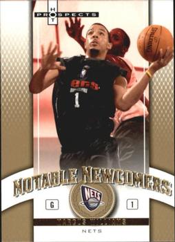 2006-07 Fleer Hot Prospects - Notable Newcomers #NN-MW Marcus Williams Front
