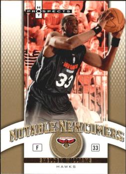 2006-07 Fleer Hot Prospects - Notable Newcomers #NN-SW Shelden Williams Front