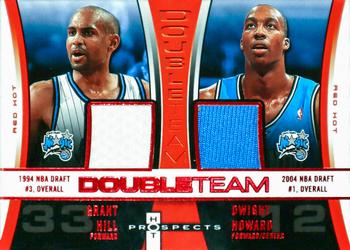 2006-07 Fleer Hot Prospects - Red Hot Double Team Memorabilia #DT-HH Grant Hill / Dwight Howard Front