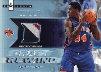 2006-07 Fleer Hot Prospects - White Hot Draft Rewind Patches #DR-EC Eddy Curry Front