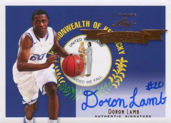 2012 Leaf Ultimate Draft - State Pride #SP-DL2 Doron Lamb Front