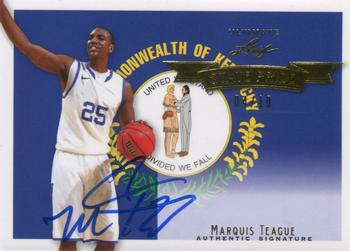 2012 Leaf Ultimate Draft - State Pride Gold #SP-MT1 Marquis Teague Front