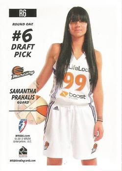 2012 Rittenhouse WNBA - Rookies #R6 Samantha Prahalis Back