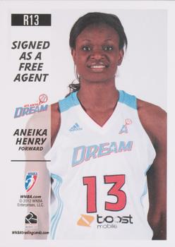 2012 Rittenhouse WNBA - Rookies #R13 Aneika Henry Back