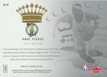2006-07 Ultra - Scoring Kings #SK-PP Paul Pierce Back