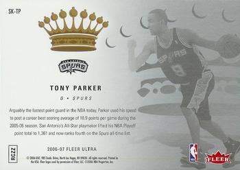 2006-07 Ultra - Scoring Kings #SK-TP Tony Parker Back