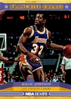 2012-13 Hoops - Franchise Greats #1 Magic Johnson Front
