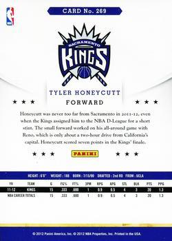2012-13 Hoops - Glossy #269 Tyler Honeycutt Back