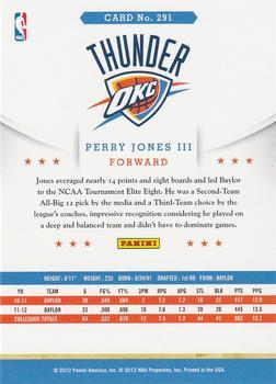 2012-13 Hoops - Glossy #291 Perry Jones Back