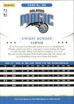 2012-13 Hoops - Glossy #300 Dwight Howard Back