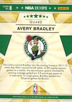 2012-13 Hoops - Rising Stars #8 Avery Bradley Back
