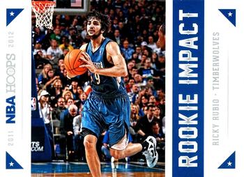 2012-13 Hoops - Rookie Impact #25 Ricky Rubio Front