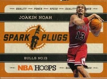 2012-13 Hoops - Spark Plugs #4 Joakim Noah Front