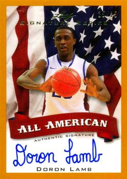 2012-13 Leaf Signature Series - All-American Gold #AA-DL2 Doron Lamb Front