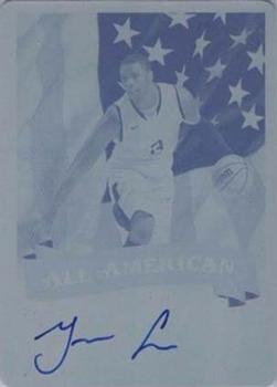2012-13 Leaf Signature Series - All-American Printing Plates Cyan #AA-TJ1 Terrence Jones Front